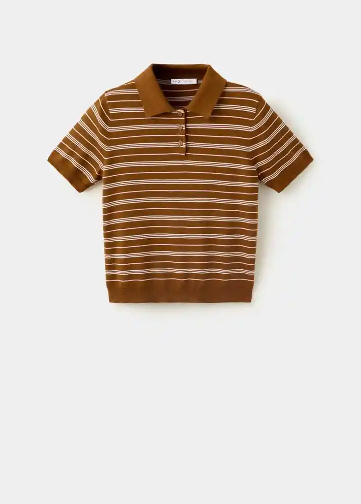 JERSEY POLVITO CARAMELO Talla XS Mujer Mango