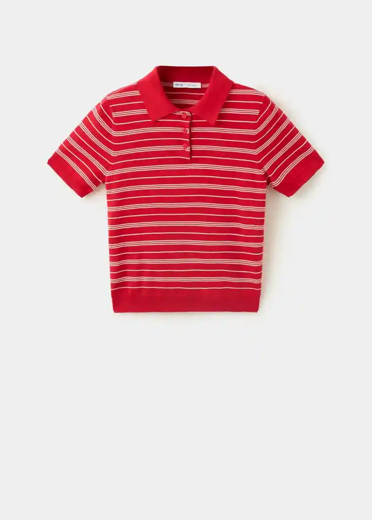 JERSEY POLVITO ROJO Talla S Mujer Mango