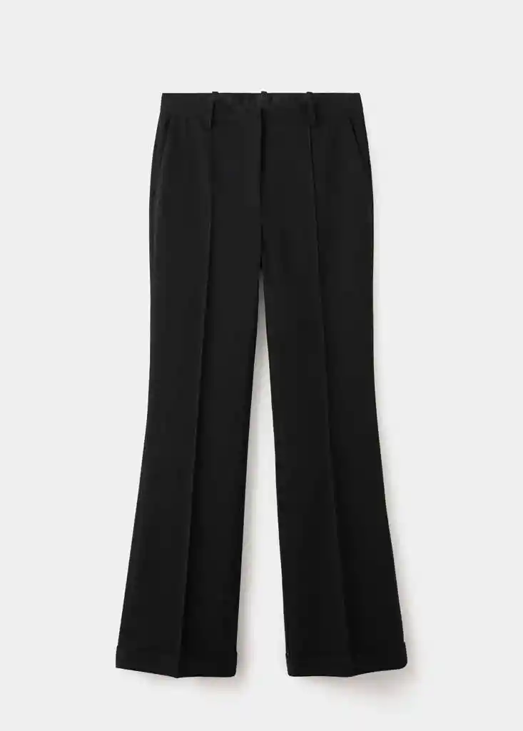 PANTALON IGU NEGRO Talla 34 Mujer Mango