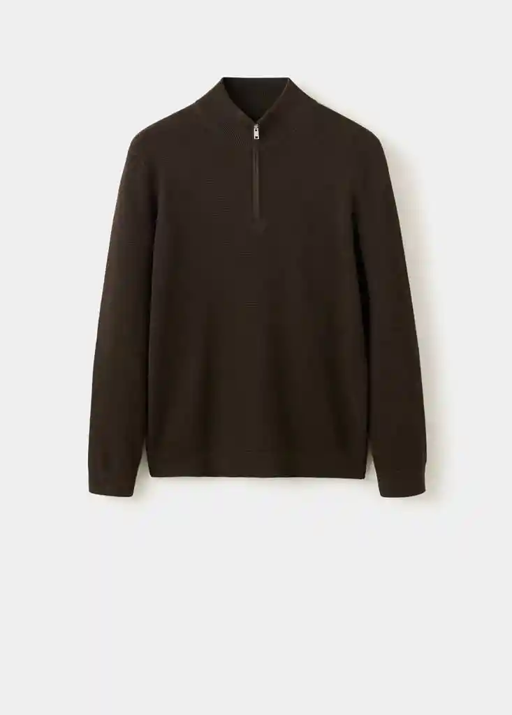 JERSEY ANTIGUAP MARRON Talla M Hombre Mango