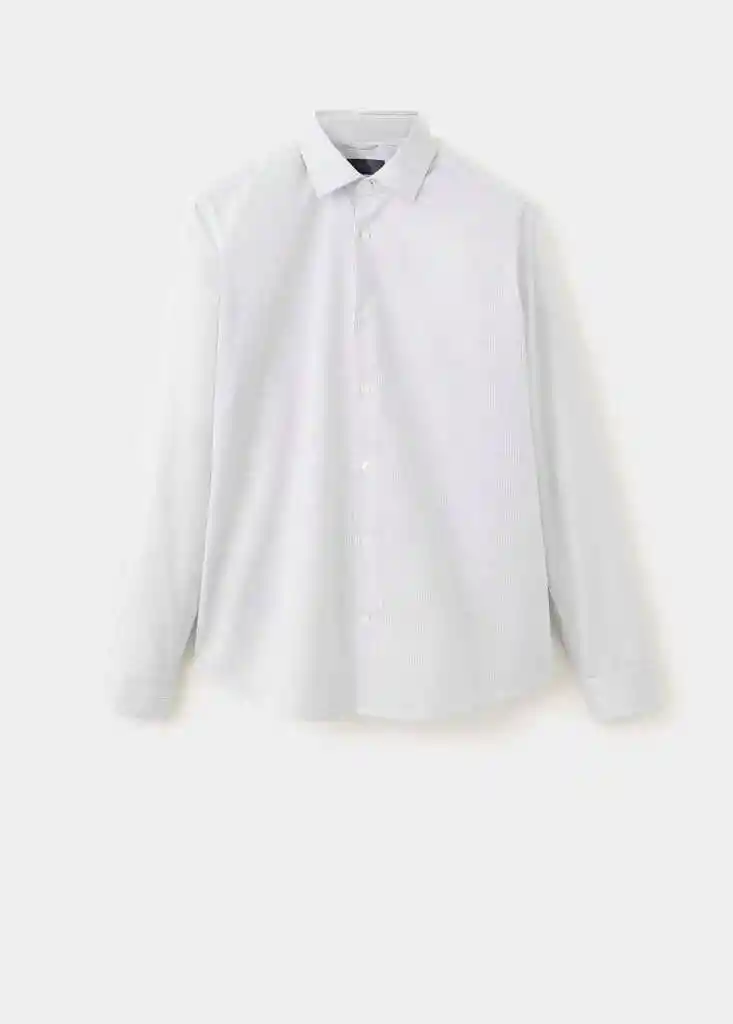CAMISA LANDO BLANCO Talla S Hombre Mango