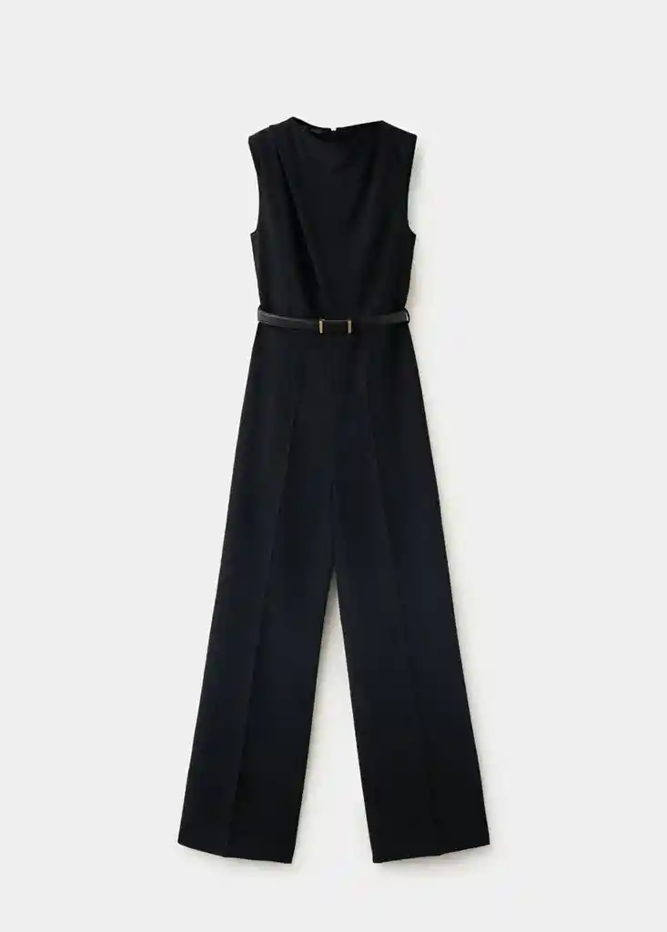 MONO MIRTA NEGRO Talla M Mujer Mango