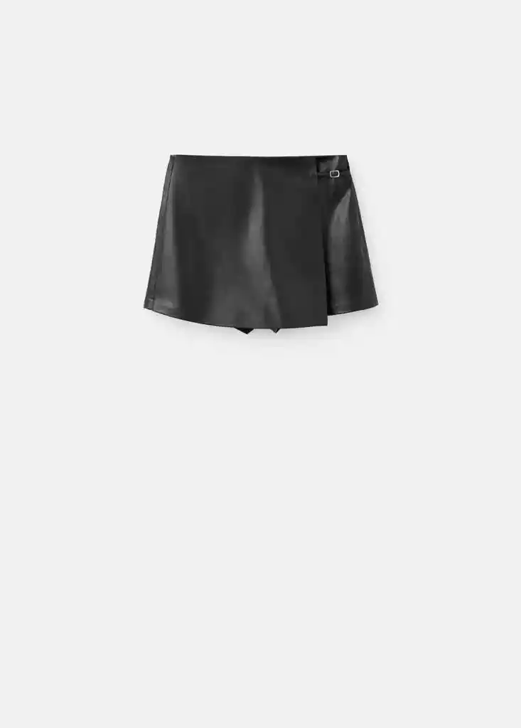 FALDA CANDY NEGRO Talla 36 Mujer Mango