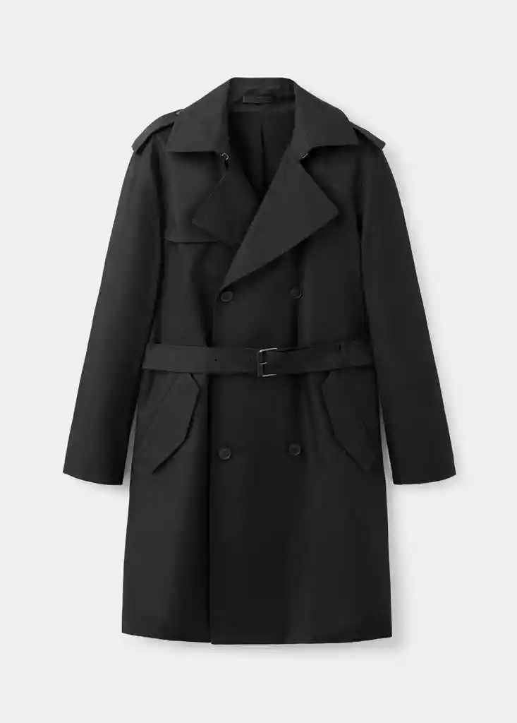 PARKA TANGO NEGRO Talla M Hombre Mango