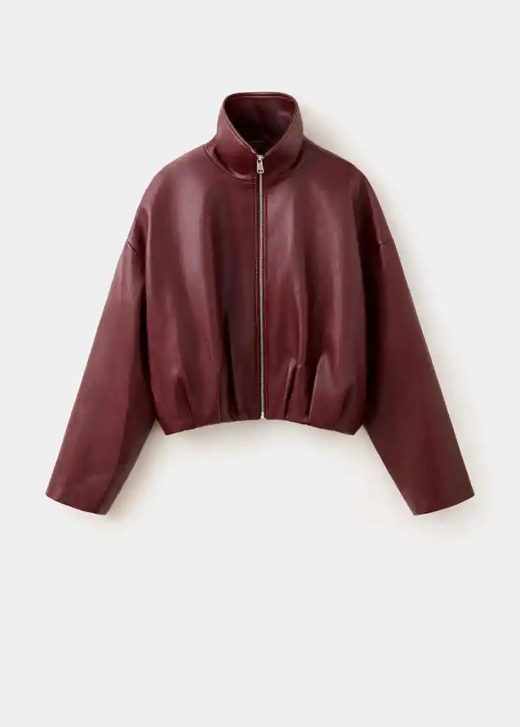 CHAQUETA DANTESPU GRANATE Talla M Mujer Mango