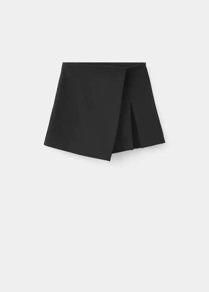 FALDA GRUNGE2 NEGRO Talla 38 Mujer Mango