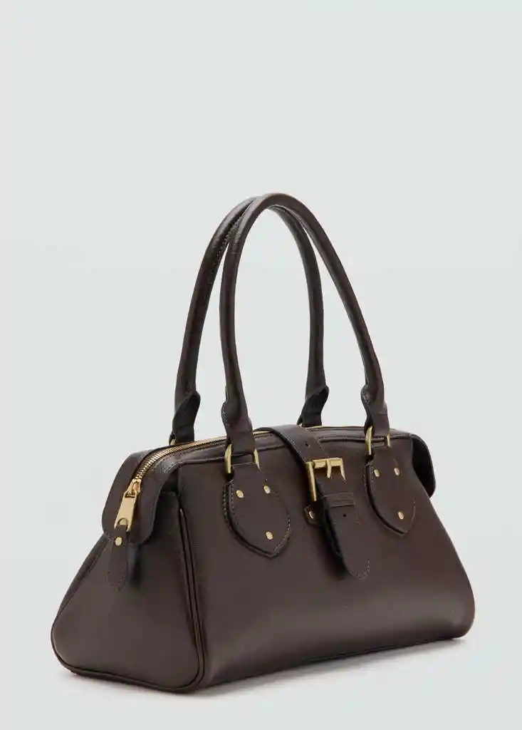 BOLSO G BALBOA CHOCOLATE Talla 99 Mujer Mango
