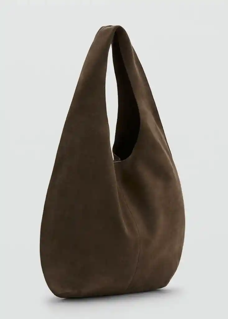 BOLSA SACO G APOLO TAUPE Talla 99 Mujer Mango