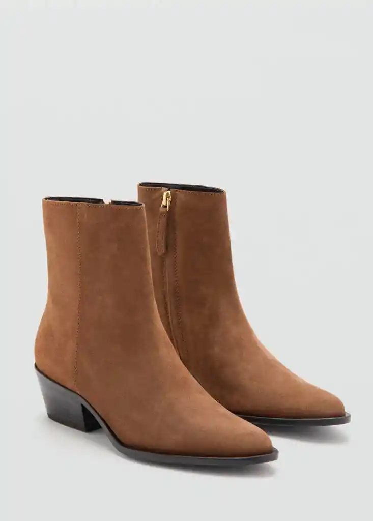 BOTIN WAGON CAMEL Talla 36 Mujer Mango