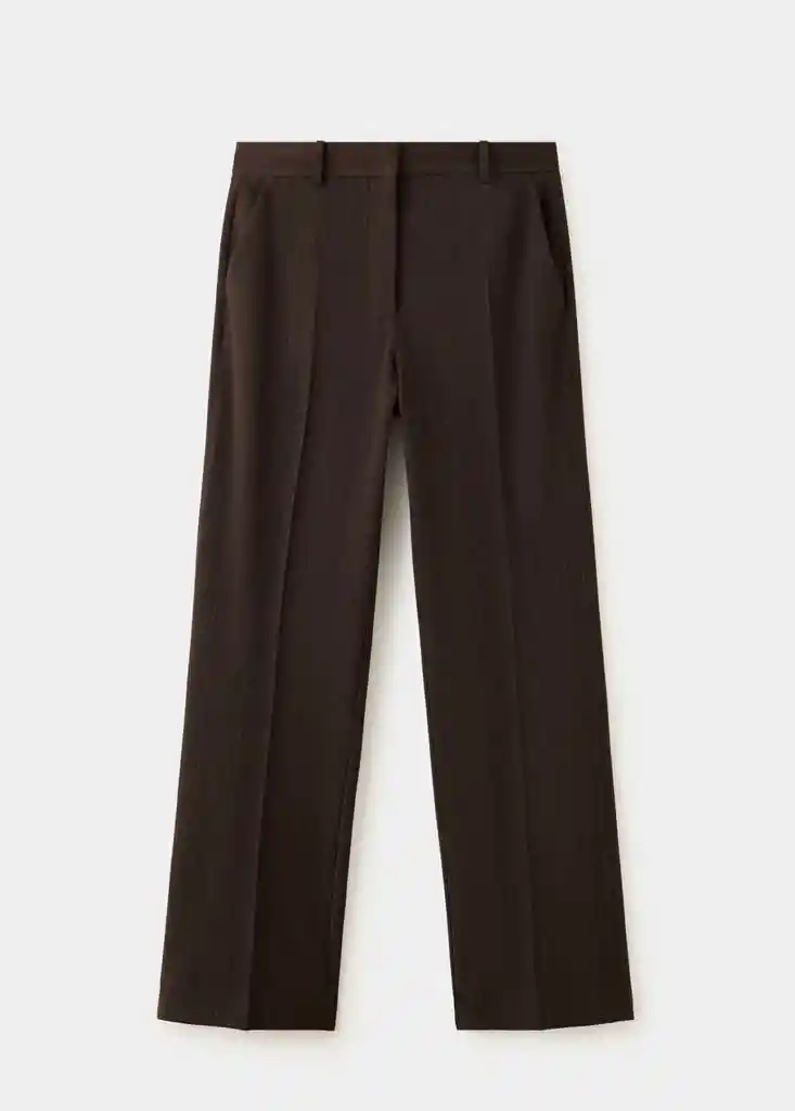 PANTALON BERGEN MARRON Talla 42 Mujer Mango