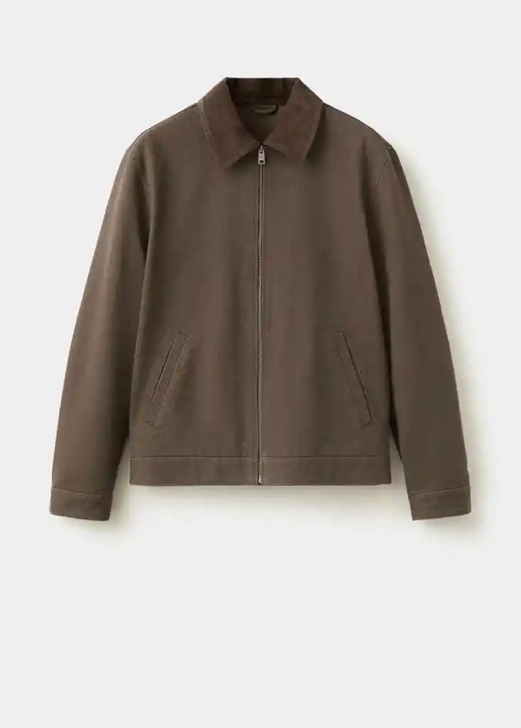 CAZADORA REMY MARRON Talla L Hombre Mango