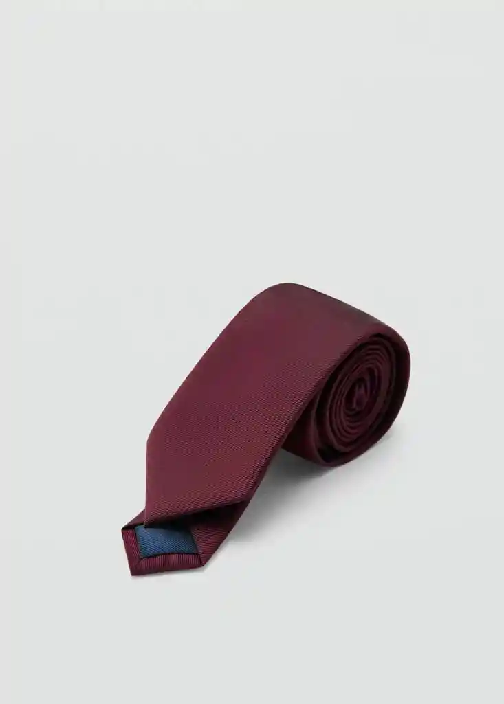 CORBATA BASIC6 BURDEOS Talla 99 Hombre Mango