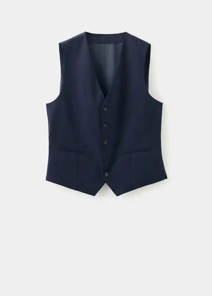 CHALECO MILAN NAVY Talla 52 Hombre Mango