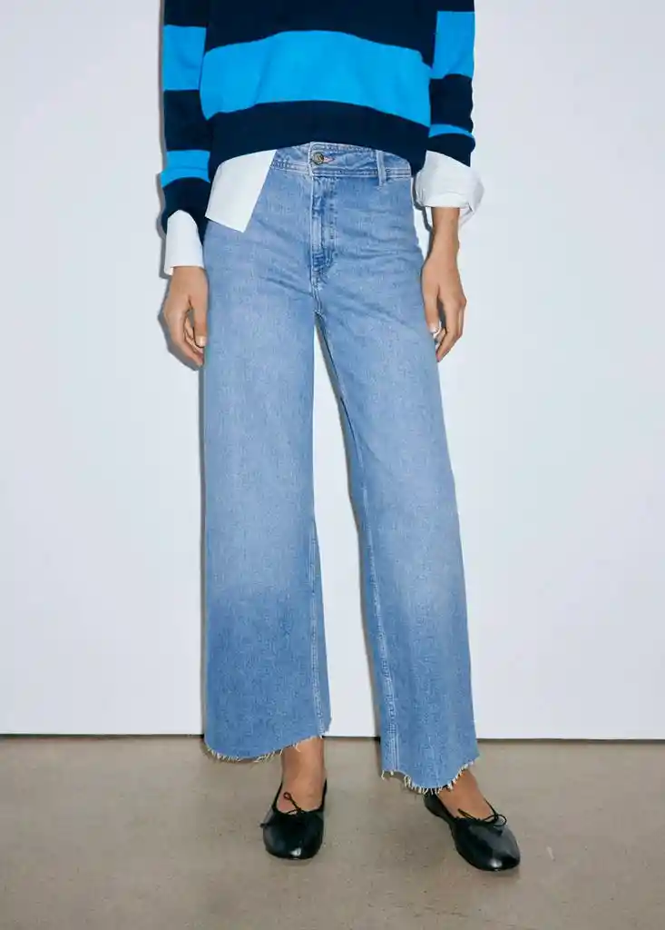 JEANS CATHERIN TEJANO MEDIO Talla 32 Mujer Mango
