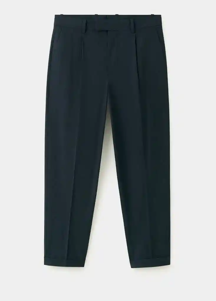 PANTALON BOSTON NAVY Talla 40 Hombre Mango