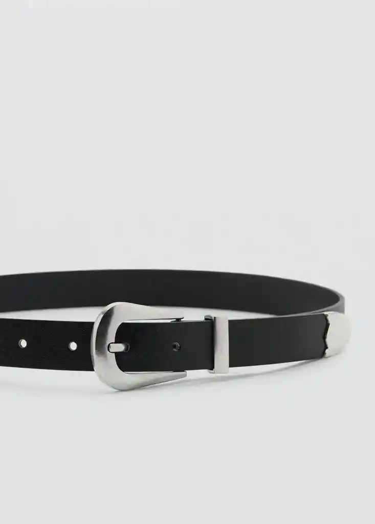 CINTURON JOLENE NEGRO Talla M Mujer Mango