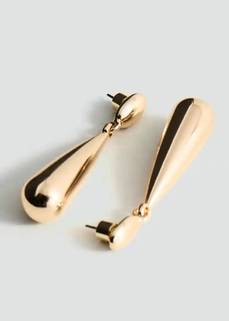 PENDIENTE CASILDA ORO Talla 99 Mujer Mango