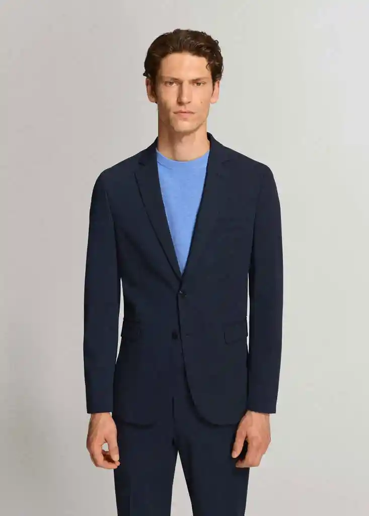 AMERICANA PARIS NAVY Talla 54 Hombre Mango