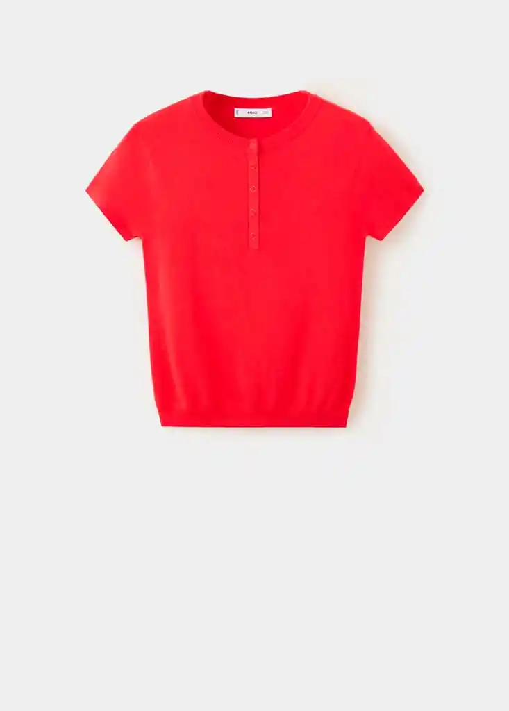 JERSEY BASINAP ROJO Talla S Mujer Mango