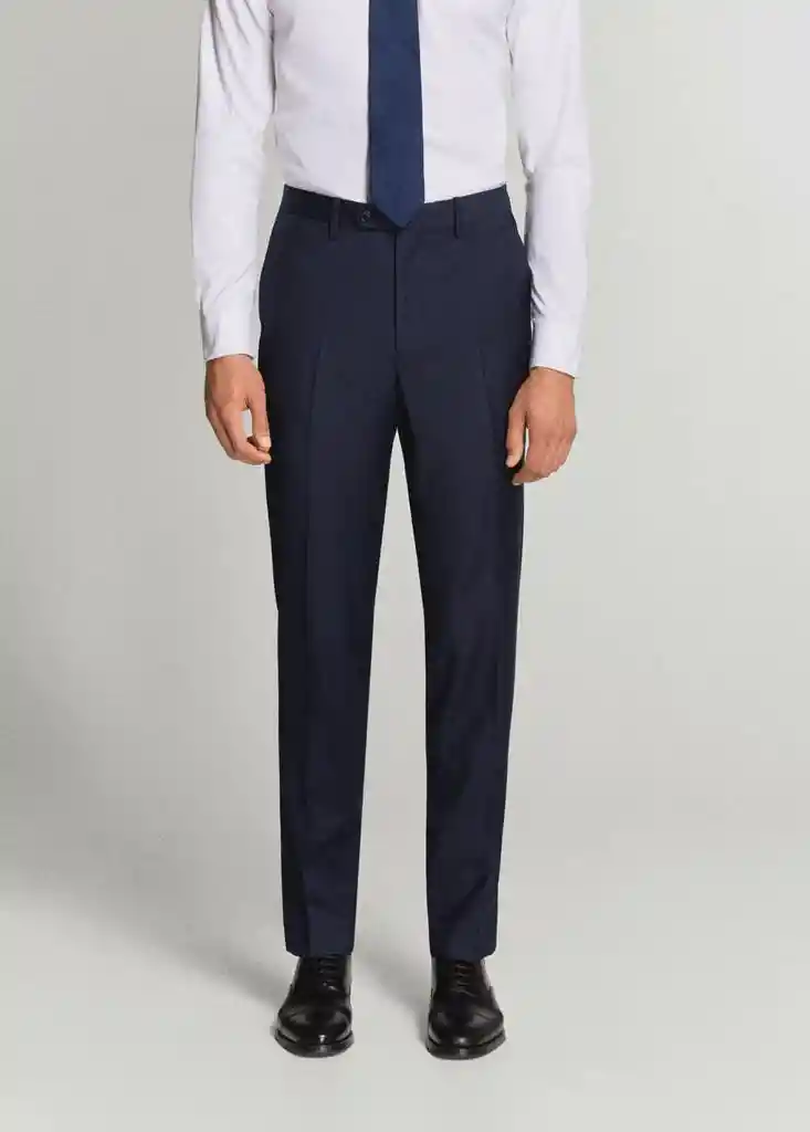 PANTALON TURIN MARINO Talla 42 Hombre Mango