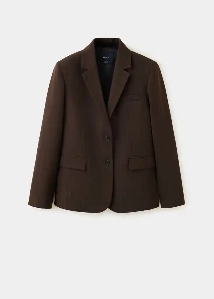 AMERICANA BERGEN MARRON Talla M Mujer Mango