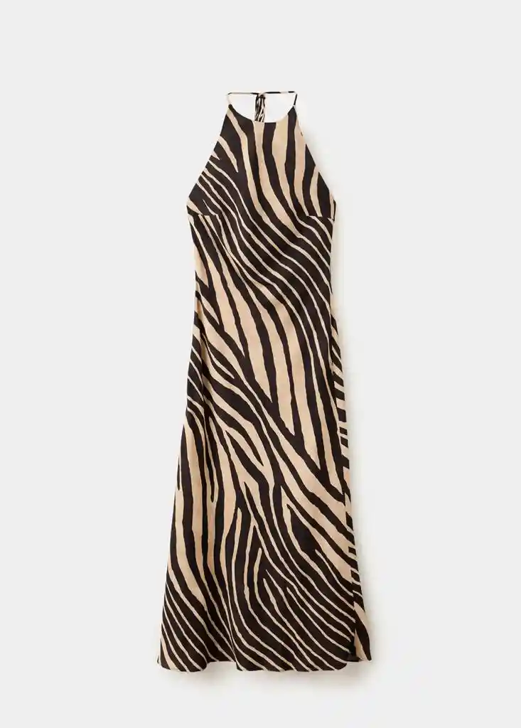 VESTIDO NINA NEGRO Talla M Mujer Mango
