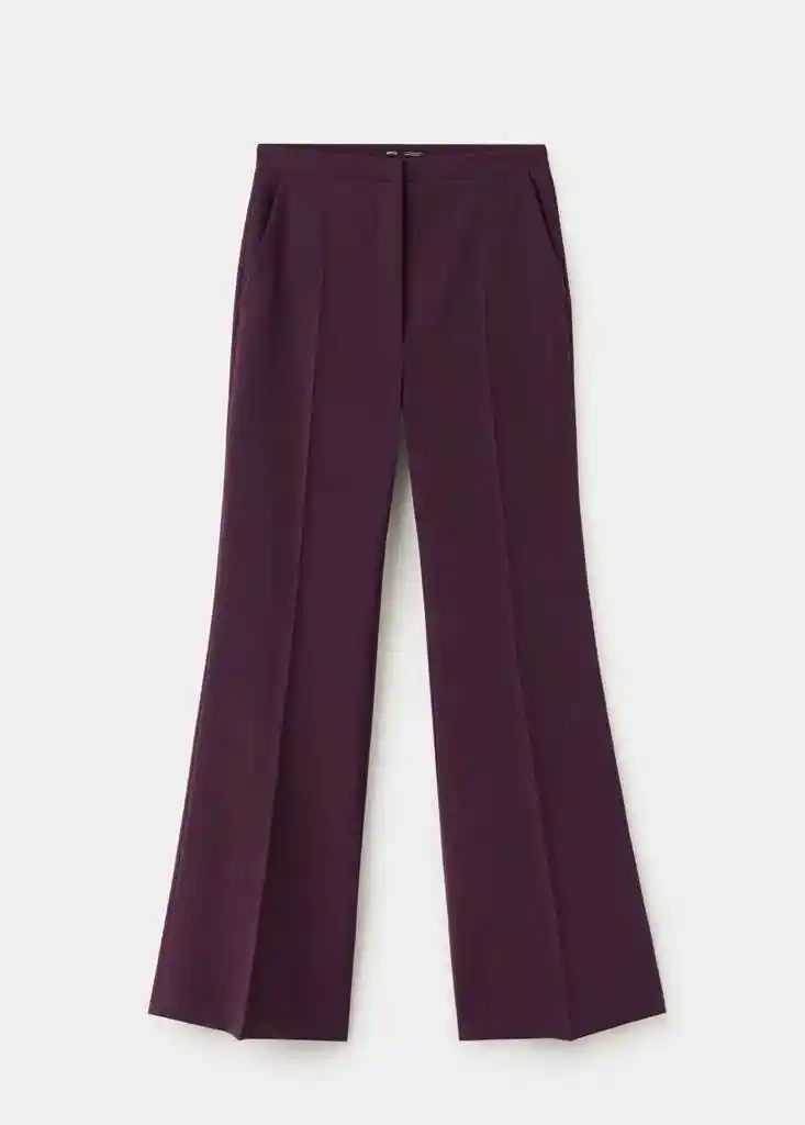 PANTALON IGUANA GRANATE Talla 44 Mujer Mango
