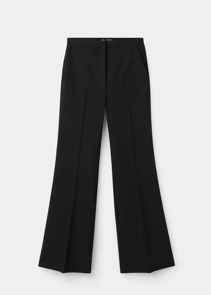 PANTALON IGUANA NEGRO Talla 38 Mujer Mango