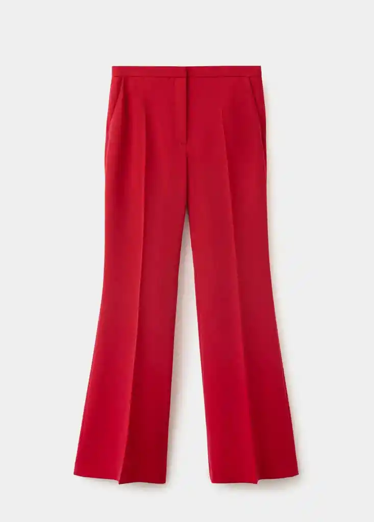 PANTALON IGUANA ROJO Talla 36 Mujer Mango