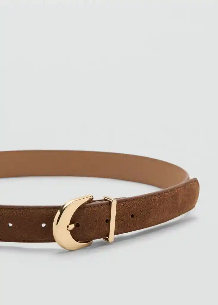 CINTURON MAYO3 MARRON Talla M Mujer Mango