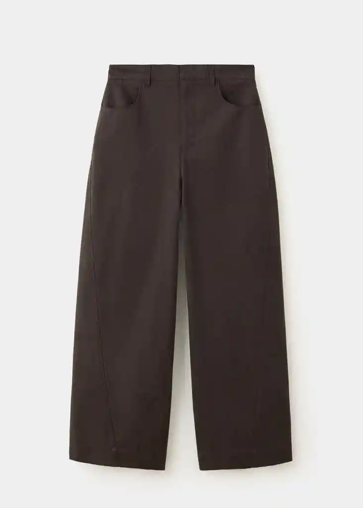PANTALON INCENSE CHOCOLATE Talla 36 Mujer Mango