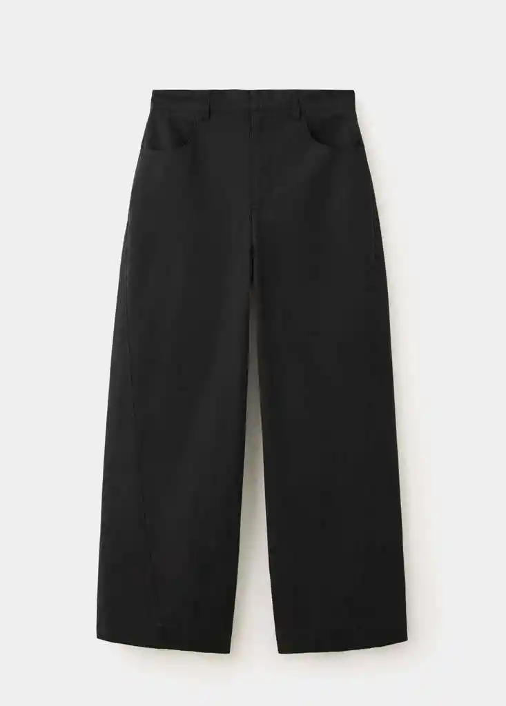 PANTALON INCENSE NEGRO Talla 34 Mujer Mango