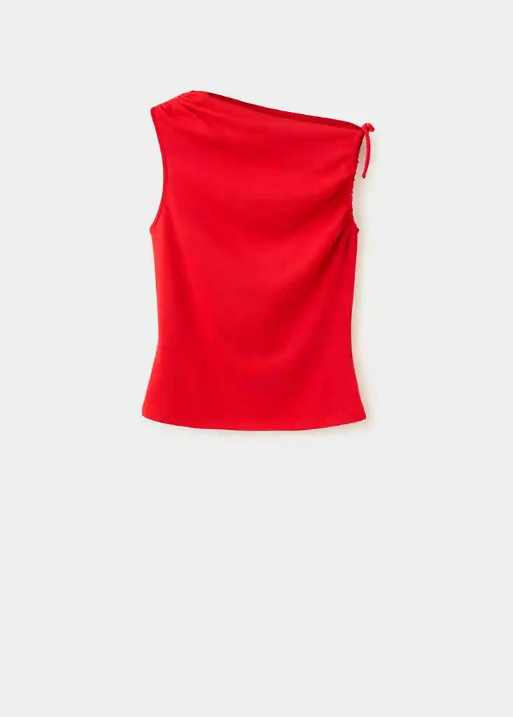 TOP KIRA ROJO Talla M Mujer Mango