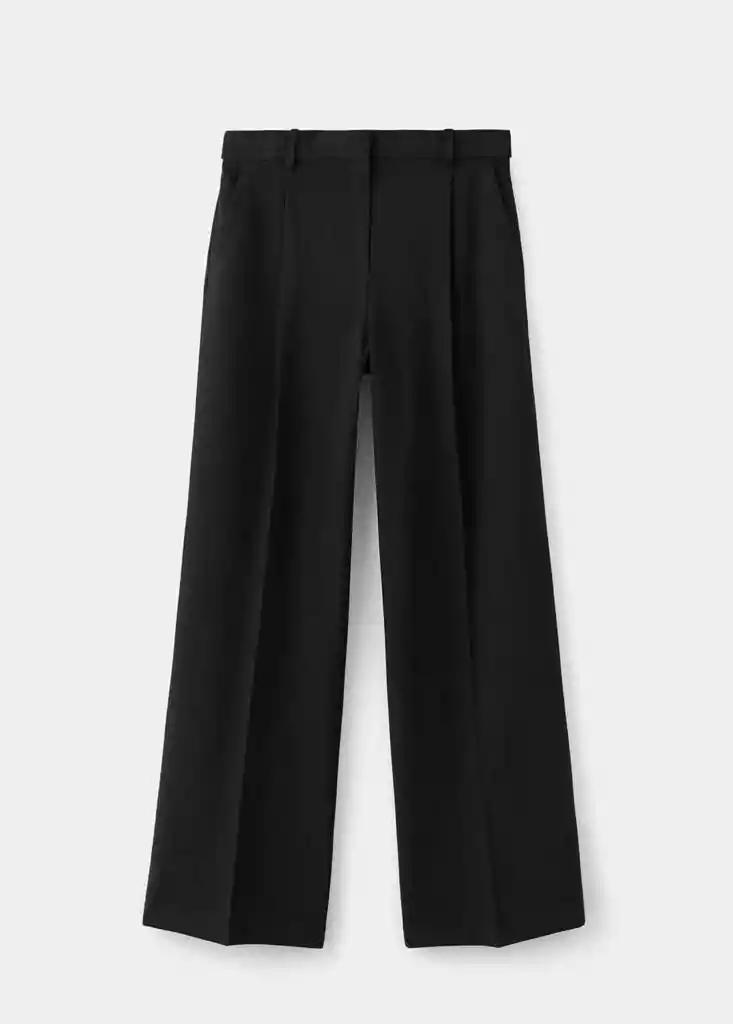 PANTALON OSCAR NEGRO Talla 38 Mujer Mango