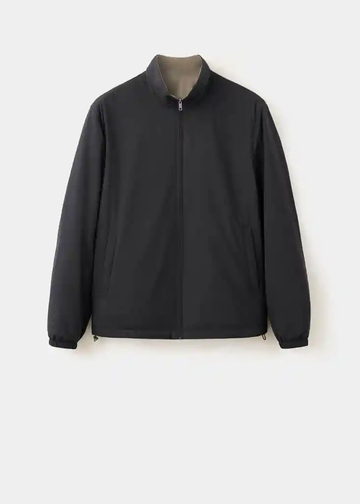 CHAQUETA NADA NEGRO Talla L Hombre Mango