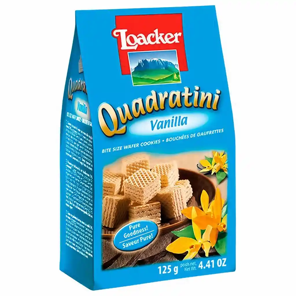 Loacker Quadratini Galletas Vainilla 125g