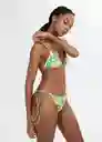 Top Bikini Salma1 Verde Pastel Talla XS Mujer Mango