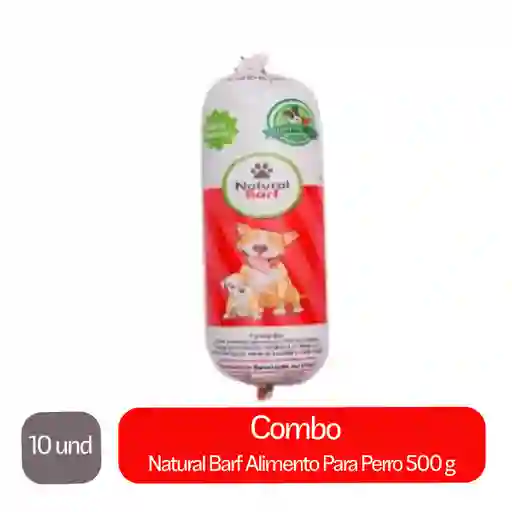 10 x Natural Barf Alimento Para Perro 500 g