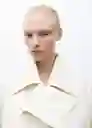 Abrigo Trench Paper Crudo Talla S Mujer Mango