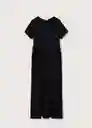 Vestido Gisal Negro Talla S Mujer Mango