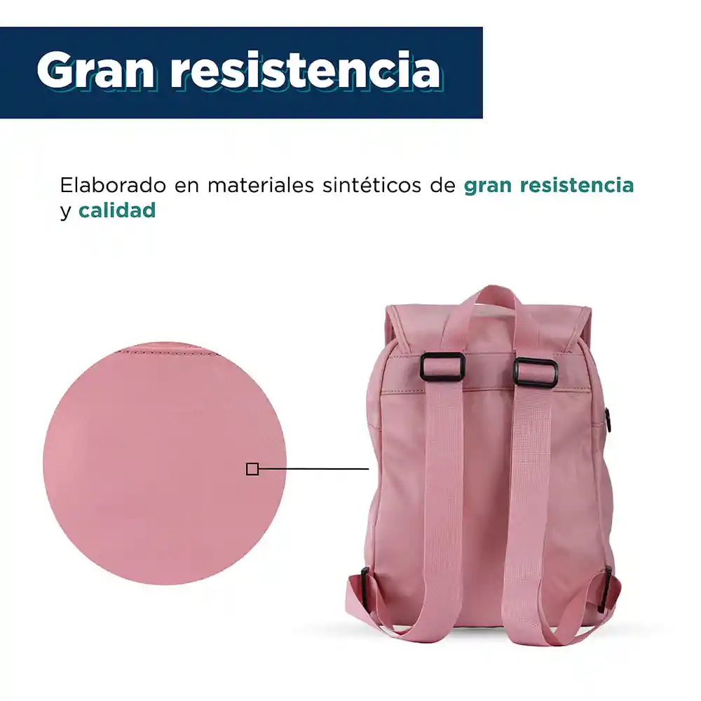 Morral Con Solapa Fruity Fairy Rosa 3.0 Miniso