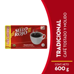 Sello Rojo Café Tradicional Tostado y Molido