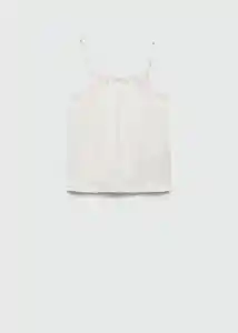 Camiseta Luli Off White Talla 06 Niñas Mango