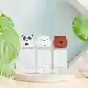 Set Botellas Viaje Silicona we Bare Bears Collection 5.0 Miniso