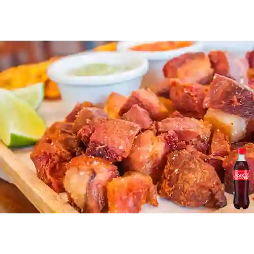 Combo Ceviche de Chicharrón +Cocacola Orig 400ml