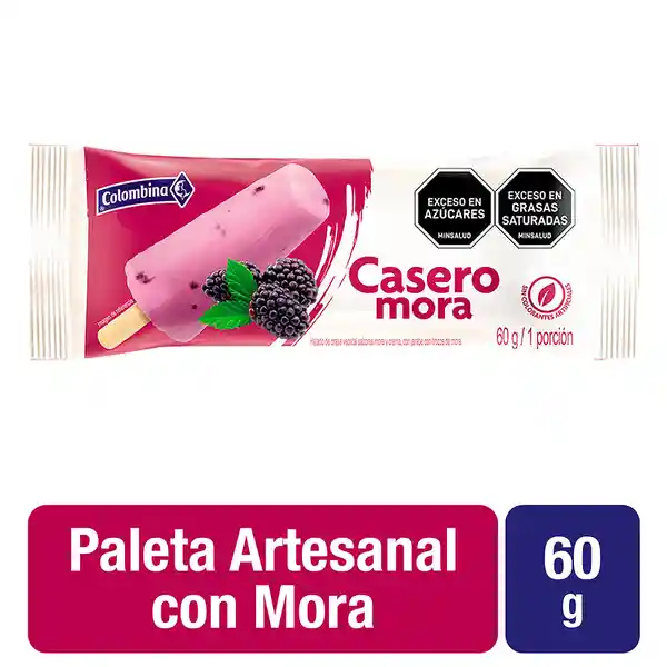 Colombina Paleta Casero Mora