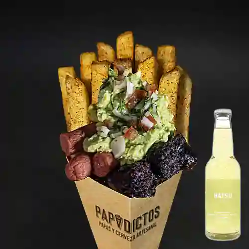 Combo Adicto 5 + Soda Hatsu Limón y Hierbabuena 300 ml