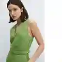 Vestido Mono Nan Verde Talla S Mujer Mango