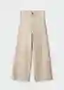 Jean Marine Beige Talla 18 Teen Niñas Mango