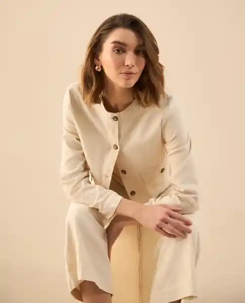 Chaqueta Crudo Nevisca Claro Talla S 621G009 Esprit